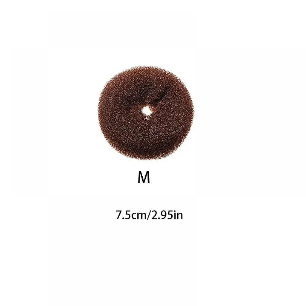 Plate Hair Donut Hair Bun Maker Roller DIY Magic Elastic Foam Sponge Hair Styling Tools Princess Hair Accessories S/M/L