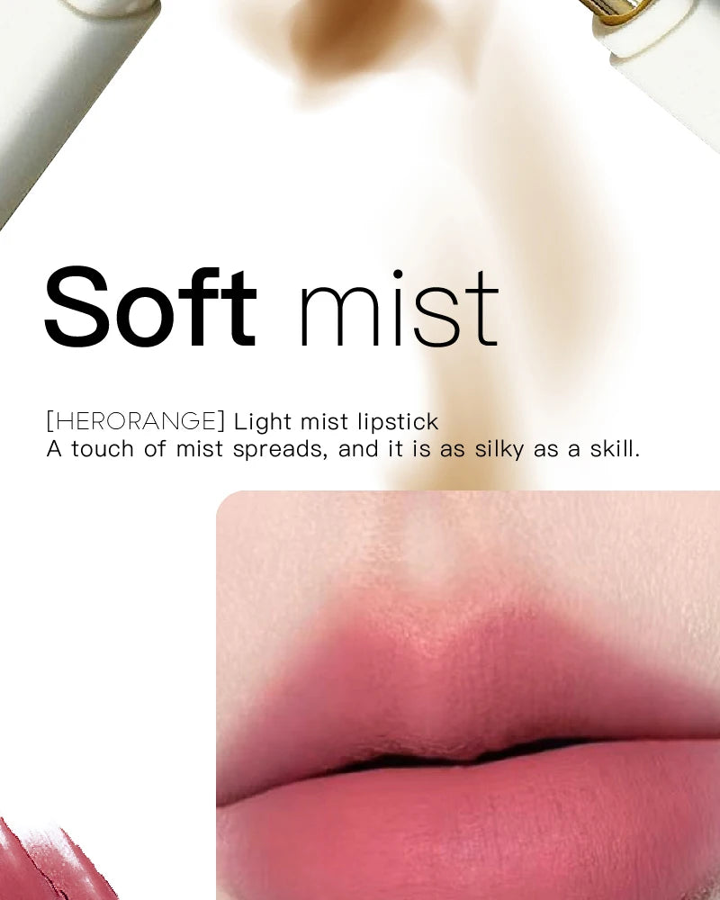 Low Saturation Matte Lipstick Cream Velvet Not Easy To Fade Lipstick Nude Matte Red Lip Gloss Waterproof Lasting Lip Tint Makeup