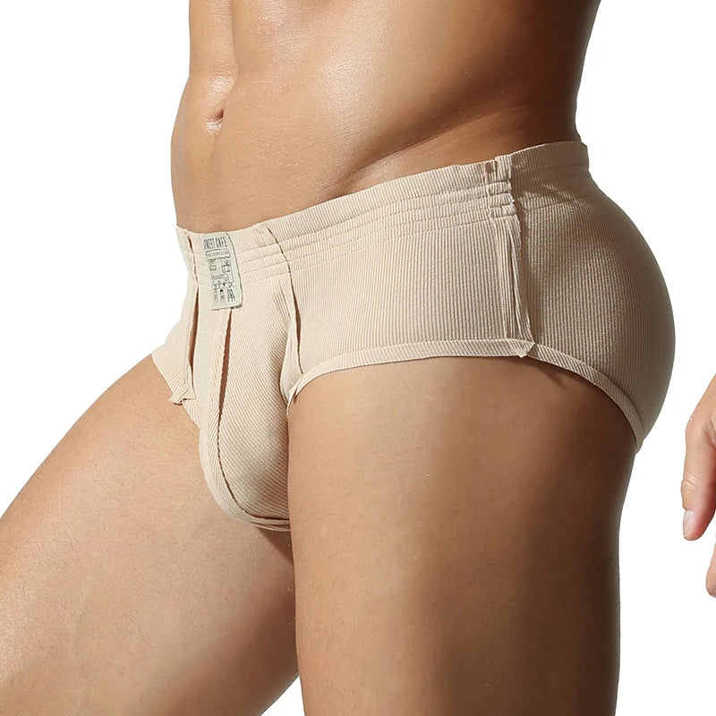 TAUWELL Men's Sexy Rib Brief Underwear Comfortable Rayon Material New Arrivals