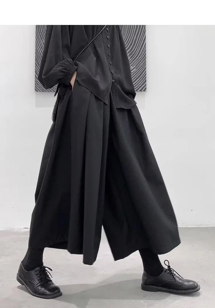 Fashion Y2k Pants for Women Black Color Wide Legged Japanese Harajuku Women's Pants Punk Gothic Streetwear joggers Trousers
