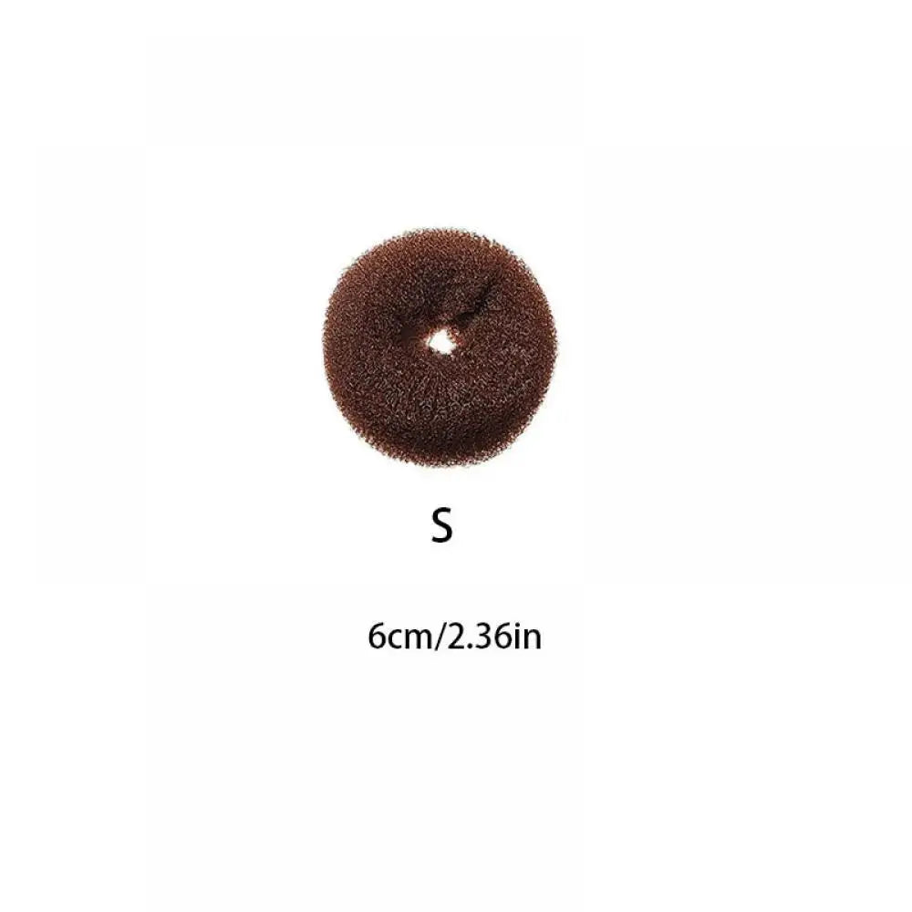 Plate Hair Donut Hair Bun Maker Roller DIY Magic Elastic Foam Sponge Hair Styling Tools Princess Hair Accessories S/M/L