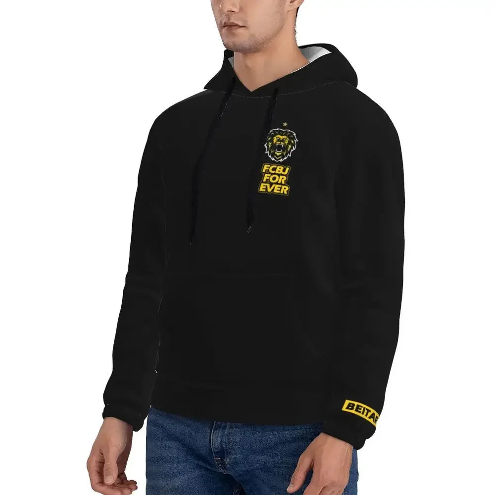 B-beitar FCBJ Jerusalem Men's Pullover Hoodie Casual Hooded Sweatshirt Best Hoodies Sportswear Tracksuit with Pocket