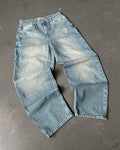Affliction New Jeans American New Fashion Embroidered Loose Jeans Men and Women Street Casual Floor Mopping Pants