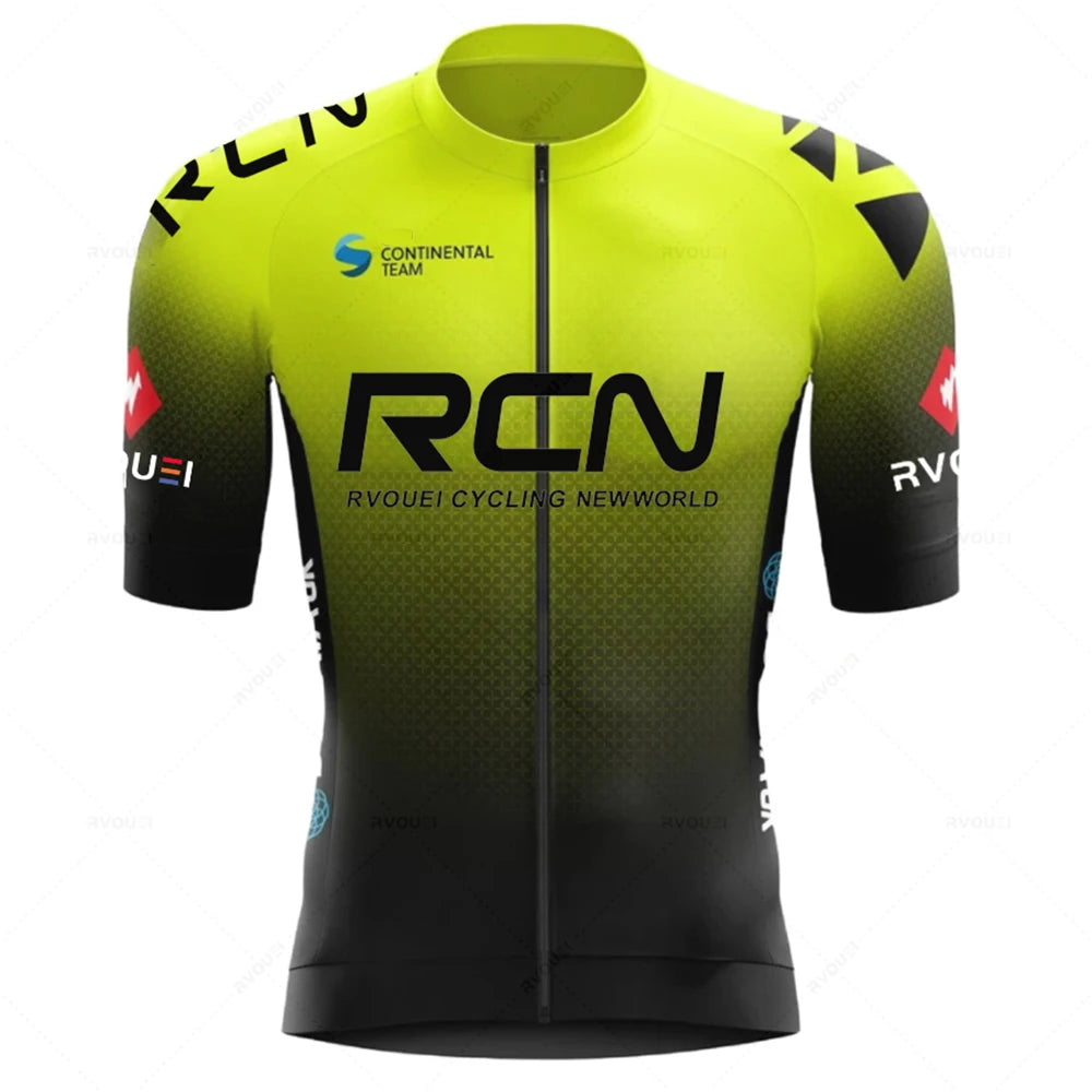Rcn Cycling jersey Sets 2025 Men's Cycling Clothing Summer Short Sleeve MTB Bike Suit Bicycle Bike Clothes Ropa Ciclismo Hombre