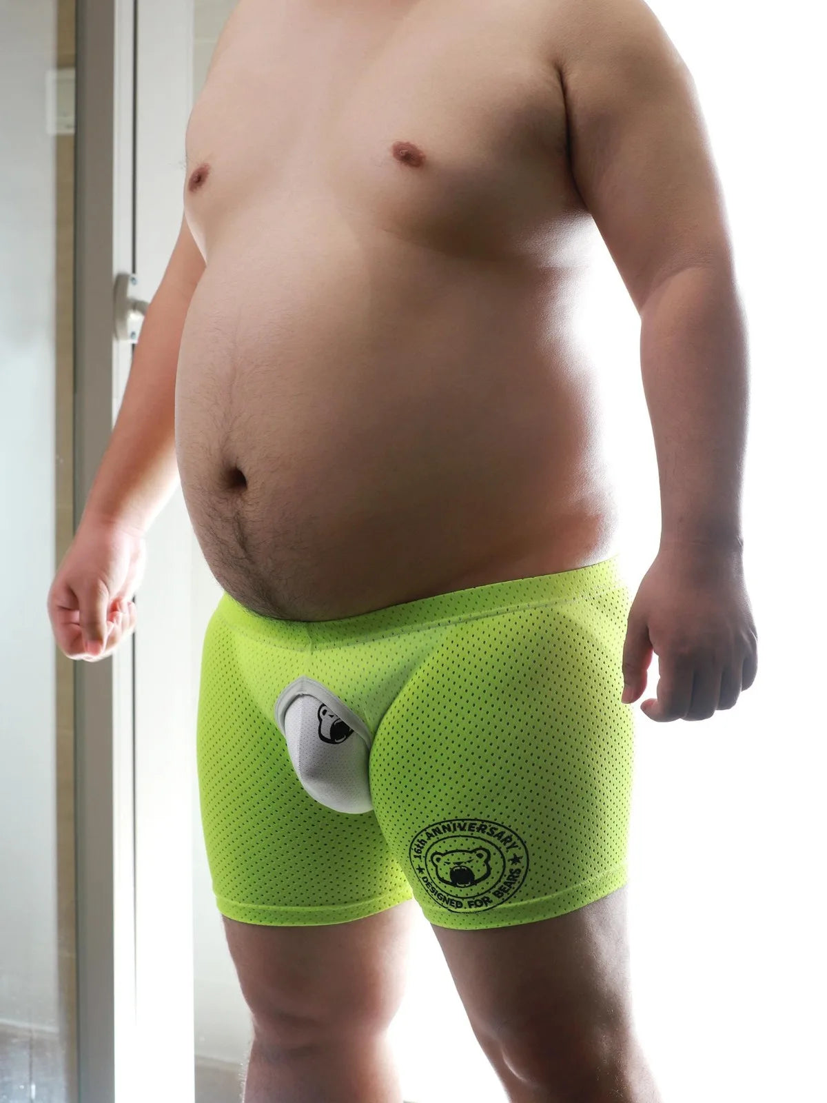 New Arrivals 1 Set 2 Pcs Bear Gay Proud Underwear, 1 Bear Claw Paw Expose Buttocks Crotch Boxer Shorts, 1 Sexy Jocks, M L XL XXL