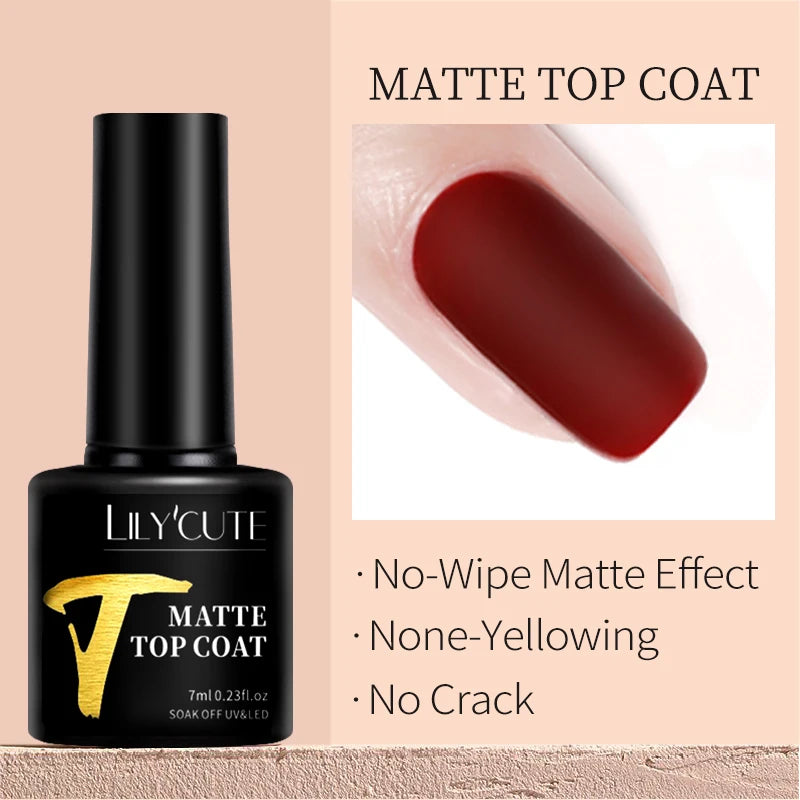 LILYCUTE 7ML Black White Color Gel Nail Polish Summer Colorful Gel Nail Art Semi Permanent UV Gel Soak Off UV LED Gel Varnishes