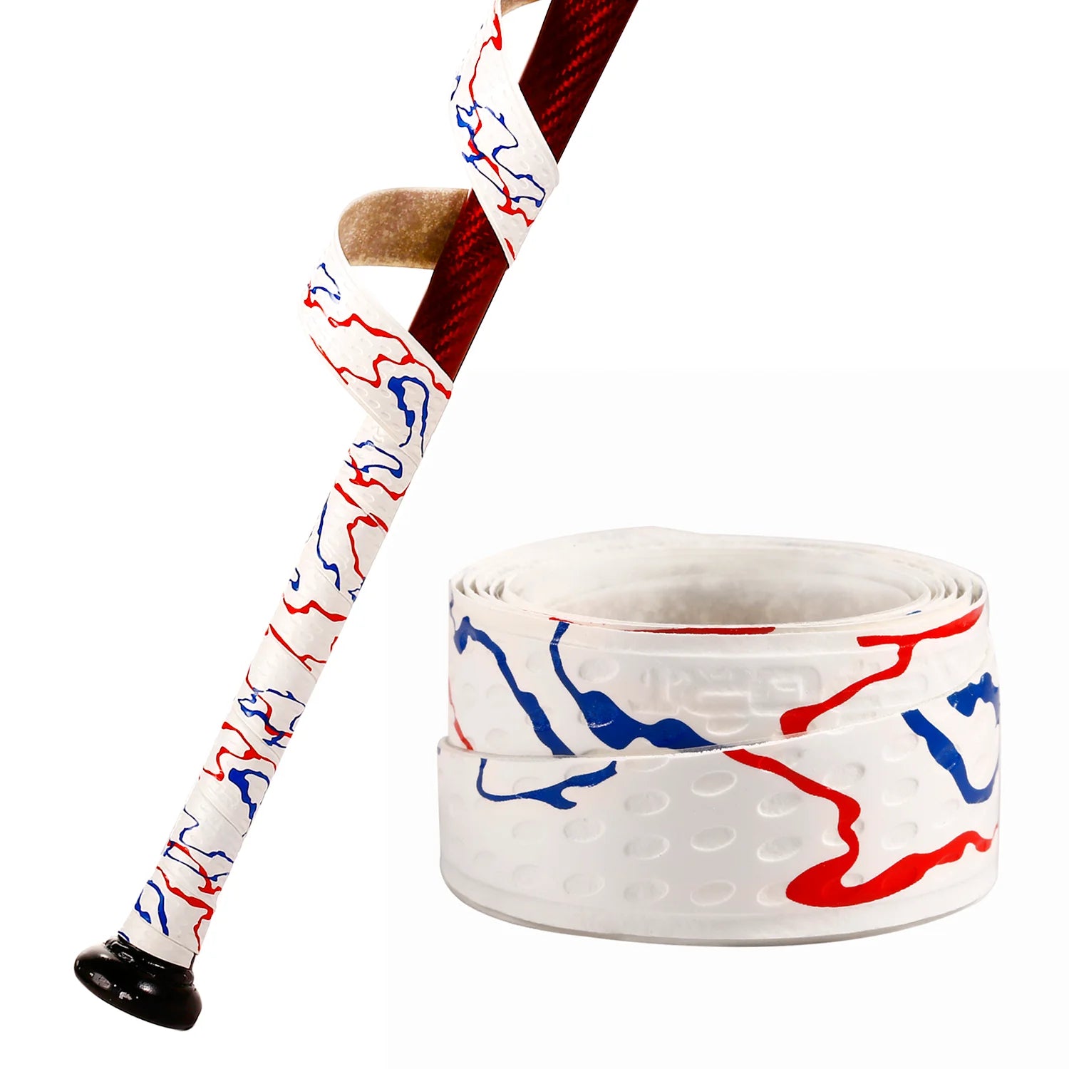 AMASPORT Baseball Bat Grip 1.1mm New Arrivals Embossed Pattern Grips for Baseball Bat Tape for Base Ball Accessories