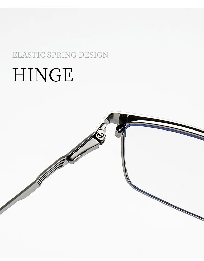 JMISUS 2025 New Arrivals Square Prescription Glasses Men Business Progressive Eyewear Plastic steel Custom Optical Eyeglasses