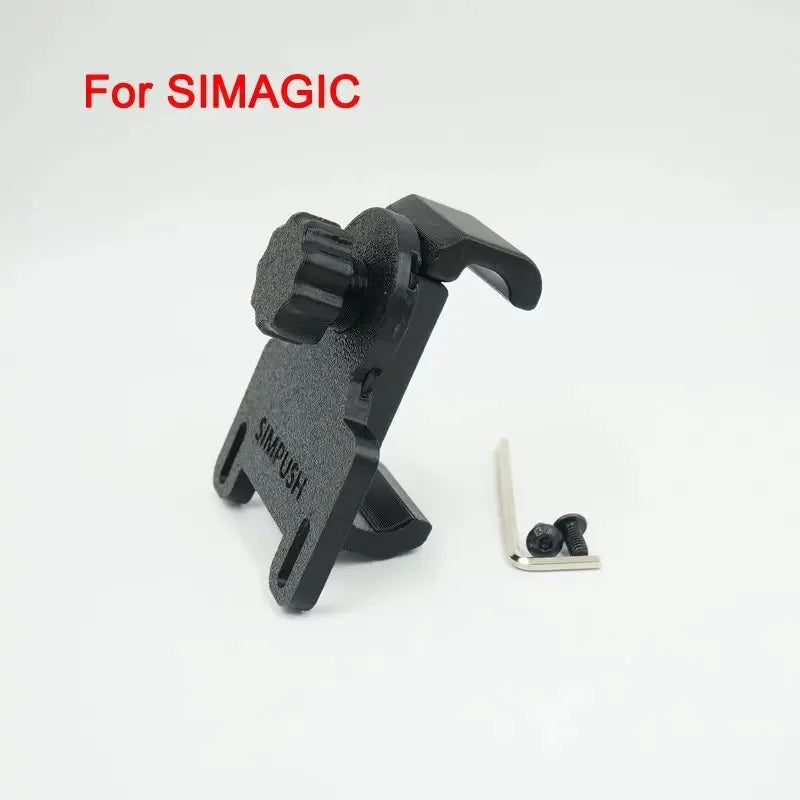 Adjustable Phone Holder Mount Stand Compatible with MOZA R5 R3 R9 R12 SIMAGIC For FANATEC Base - Easy Install