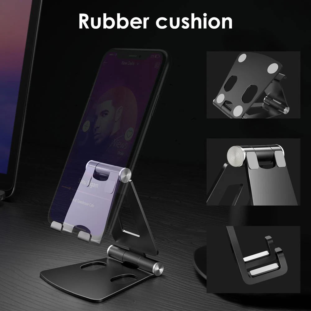 Phone Holder Stand for iPhone Xiaomi Plastic Phone Holder Foldable Mobile Phone Stand Desk