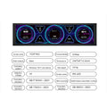 9.16'' Small Screen Display, IPS LCD Monitor for Desktop Computer Hardware Working Monitoring, Windowed Chassis Dedicated