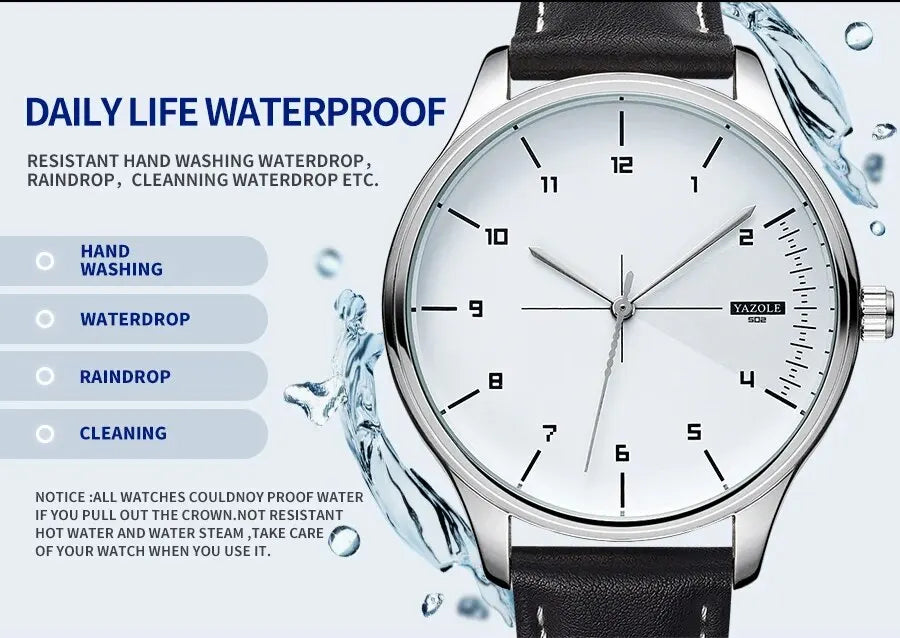 Top Brand NEW Mens Watch Leather Strap Ultra Thin Minimalist Watch For Men Casual Simple Quartz Waterproof Watches