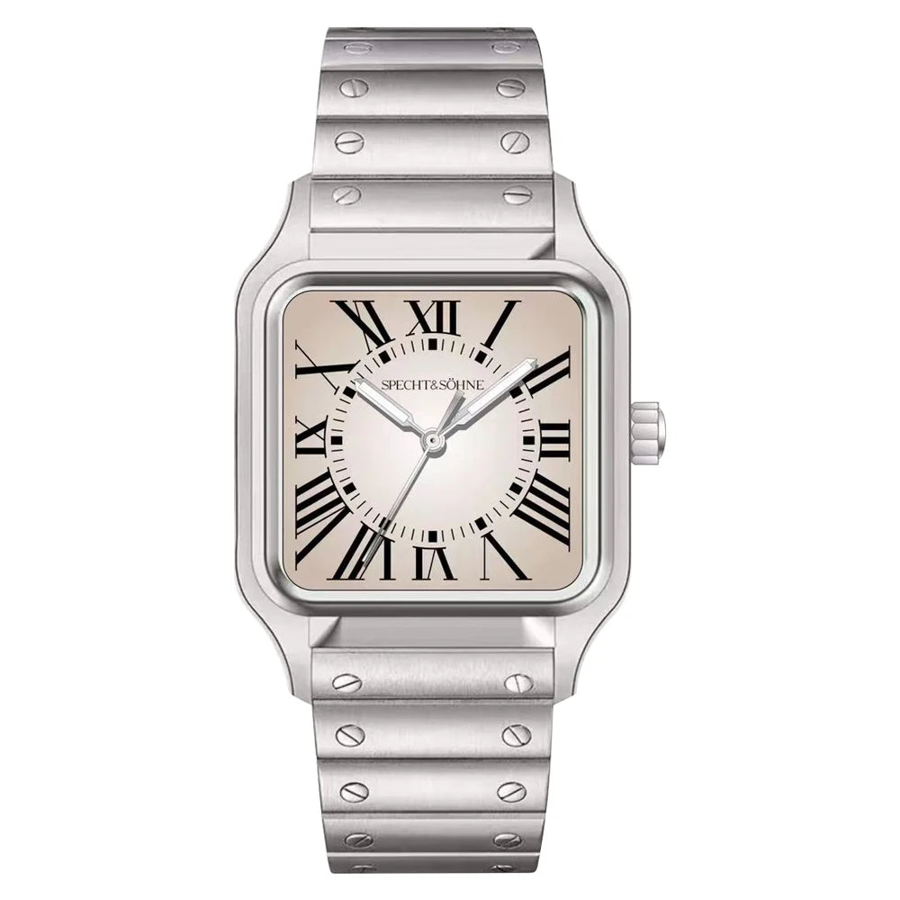 New Arrivals Specht & Söhne Mens Watches Stainless Steel Sapphire Crystal Classic VH31 Quartz Watch Relogio Masculino Waterproof