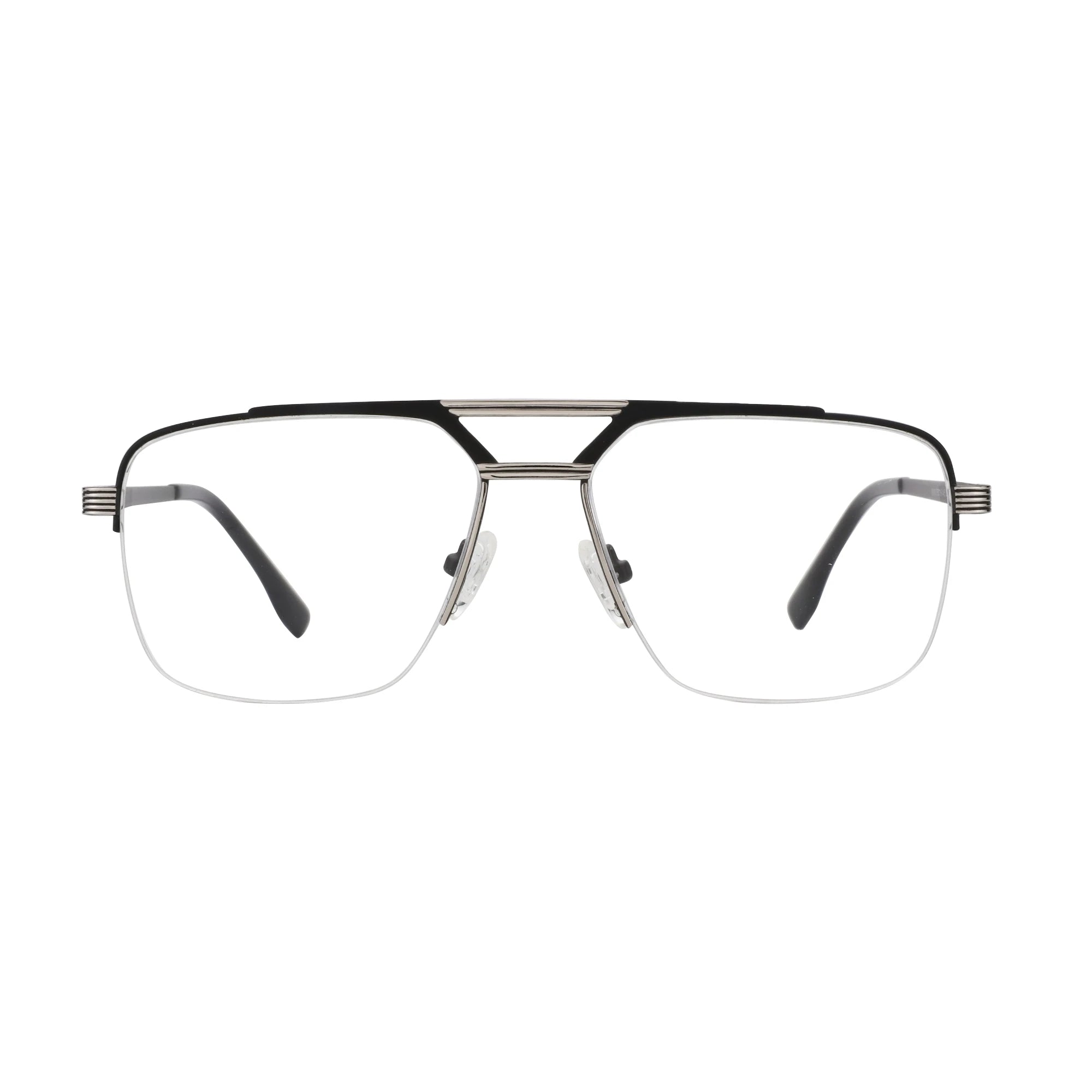 ZENOTTIC (XL Size) 2025 New Arrivals Half-frame Aviator Prescription Eyeglasses Anti Blue Ray Photochromic Optical Glasses
