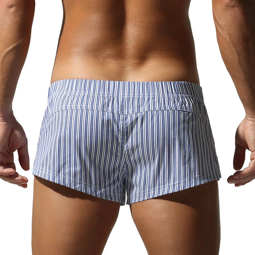 2026 Tauwell Men's Striped Boxer Shorts Soft Breathable Loose Fit Casual Comfortable Underwear S-XXL New Arrivals