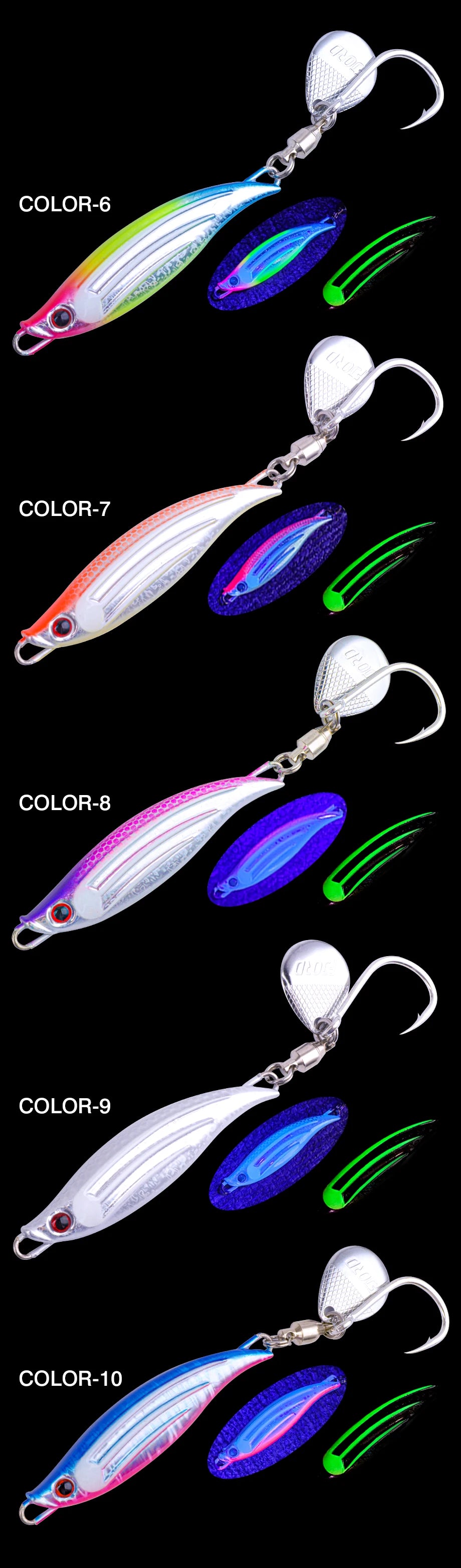 FJORD 40g 60g Metal Fishing Jig Tail Spinner Lure Spinning Sea Spoon Pike Bass New Arrivals 2025 Artificial Baits Fishing Tackle