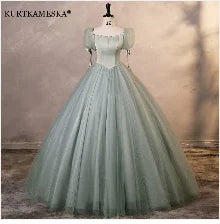 Luxury Elegant Tulle Strapless Long Evening Prom Dresses for Women Summer Elegant Formal Quinceanera Party Ball Gown Dress