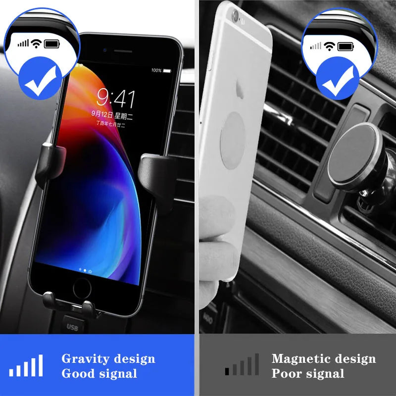 Gravity Auto Phone Holder Car Air Vent Clip Cell Phone Stand Support For Changan X7 UNI-T CS35 CX70 CS85 CS55 CS75 CS15 F70 CS95