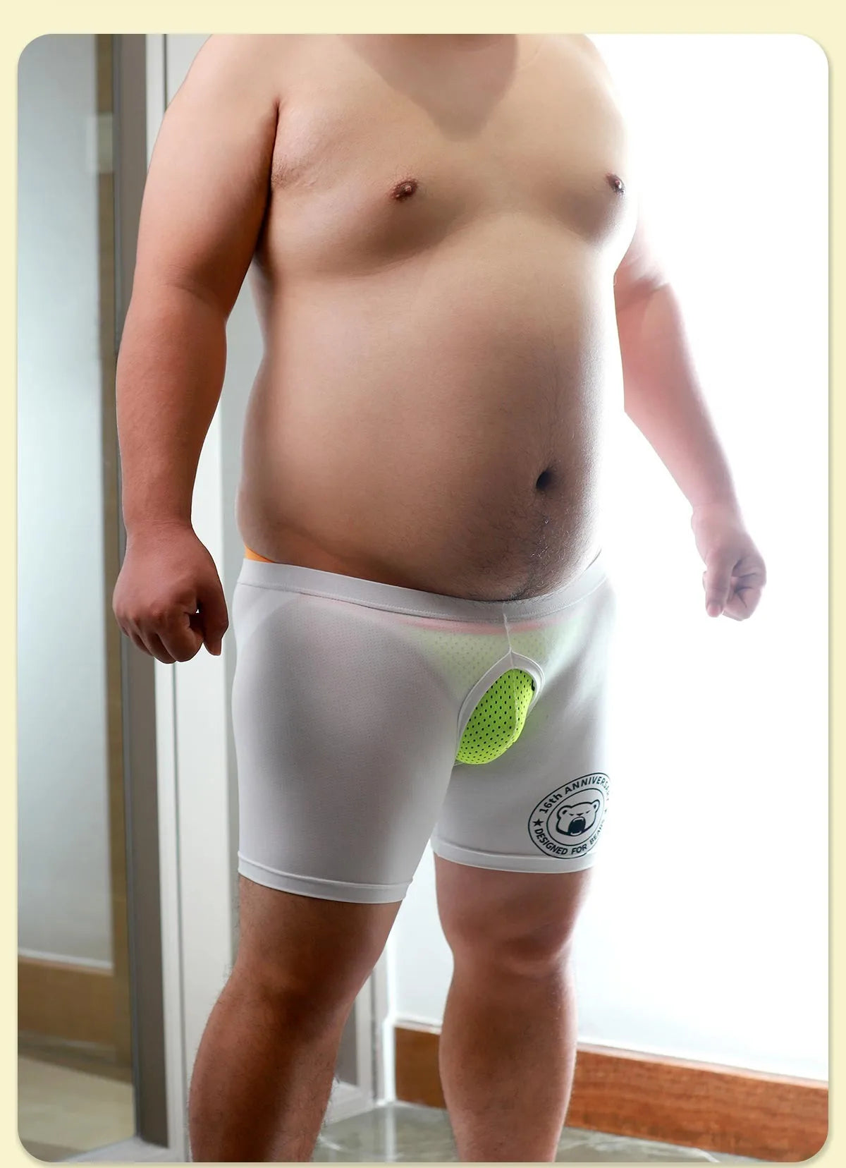 New Arrivals 1 Set 2 Pcs Bear Gay Proud Underwear, 1 Bear Claw Paw Expose Buttocks Crotch Boxer Shorts, 1 Sexy Jocks, M L XL XXL