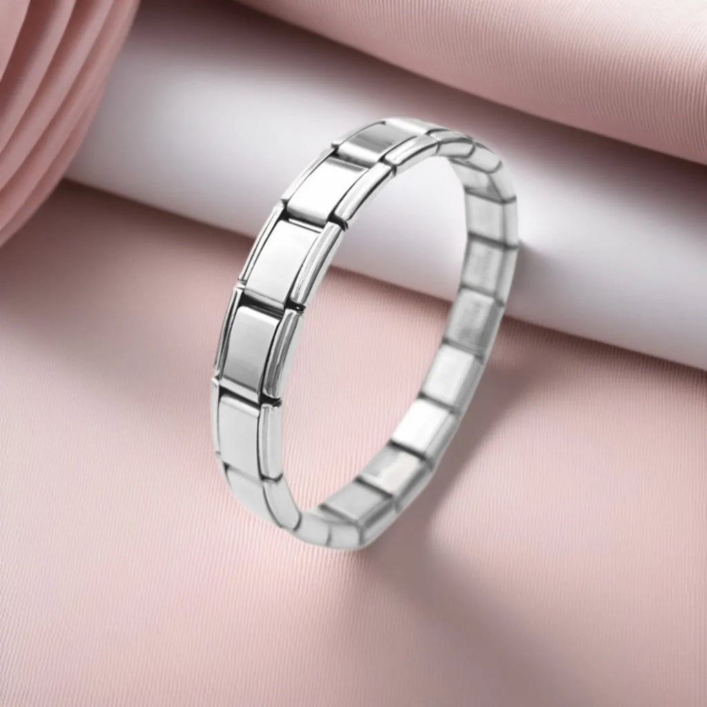 9 mm Wide Stainless Steel Bracelets Simple Trendy Style Daily Wear Silver-Color Charm Bracelet For Women On Party Unisex Style