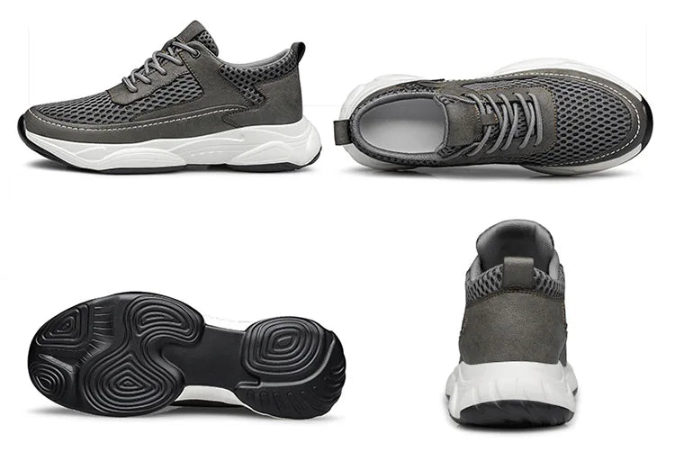 High Man Elevator Shoes Lift Sneakers Men Sports Height Increase Insole 8cm10cm Leisure Fashion Summer Sports Heightening Shoes