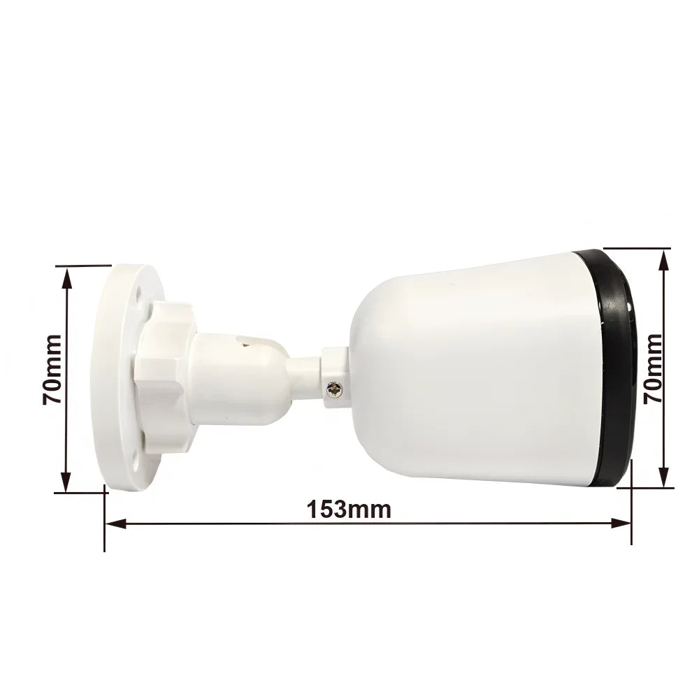 Outdoor IP POE Camera 5MP 4MP Mic Audio Infrared Full Color Dual Light RTSP Xmeye Panoramic Fisheye 1.7mm Waterproof Smart AI