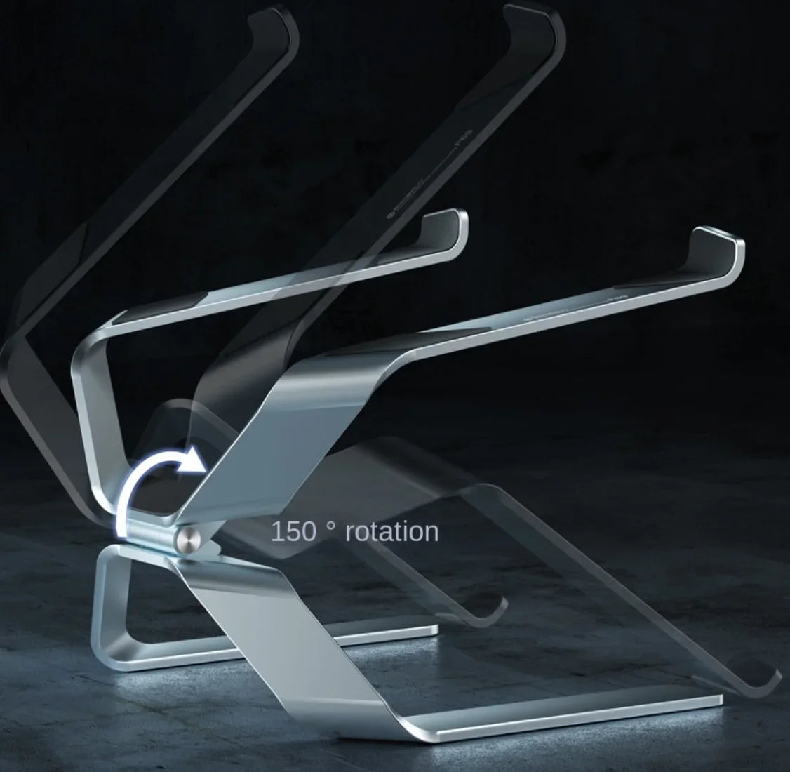 Aluminum Laptop Stand Angle Adjustable Ergonomics Notebook Holder Suspended Cooling Base For MacBook Air Pro Stand XiaoMi Holder