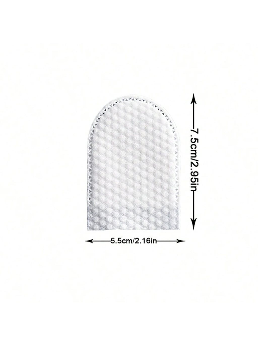 30Pcs/50Pcs/100Pcs Disposable Finger Cot-Style Makeup Remover Pads, U-Shaped Non-Woven Fabric, Double-Sided Pocket-Style, Soft and Lint-Free, Effective Makeup Removal