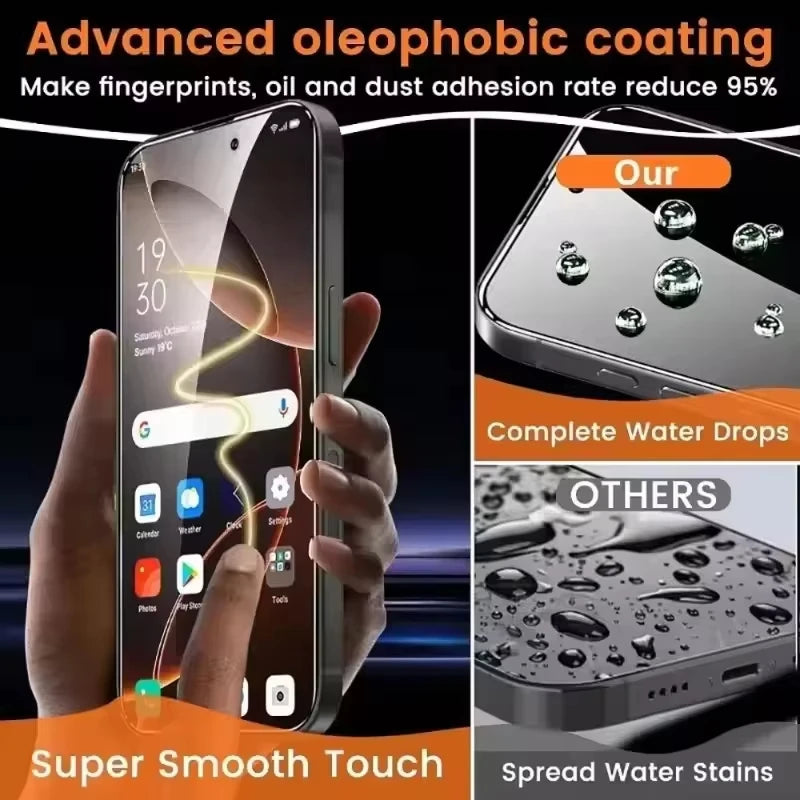 1-3PCS 8K HD Oleophobic Coating Easy Install Screen Protector For iPhone 17 Pro  17pro iPhone17pro Protective Tempered Glass