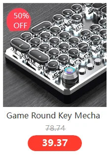 Girl Pink Real Mechanical Keyboard Green Axis Punk Retro Round Key Chocolate Lipstick Office Typing Game Keyboard