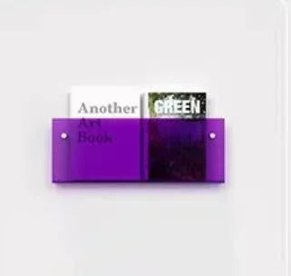 Children's Book Shelves Creative Acrylic Storage Rack Wall Mounted Picture Book Holder Magazine Display Shelf New Arrivals
