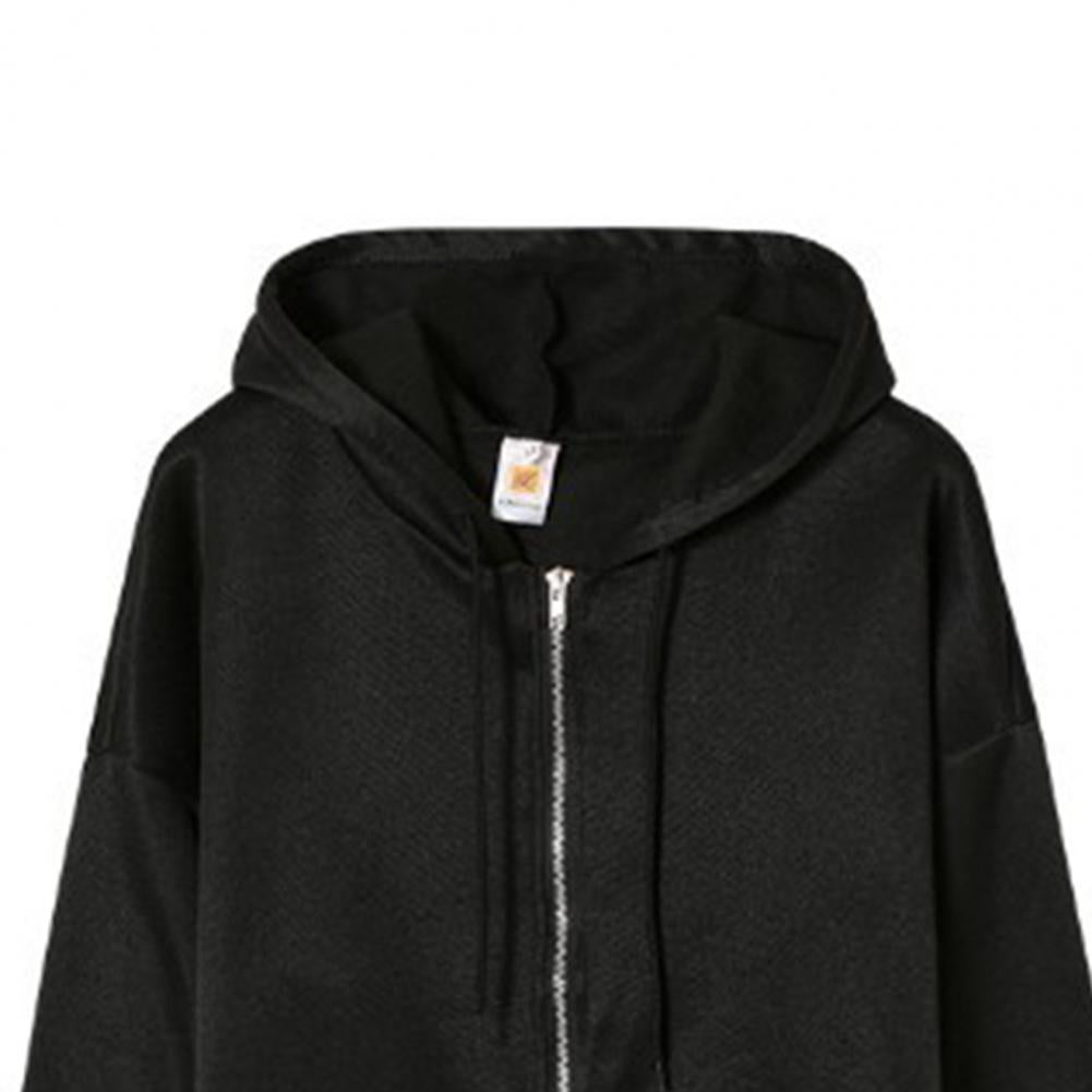 Women Sweatshirt Jacket Winter Clothes Female Zip Up Oversize Hoodies Casual Loose Black Brown Hoodie Vintage Fleece Pullover