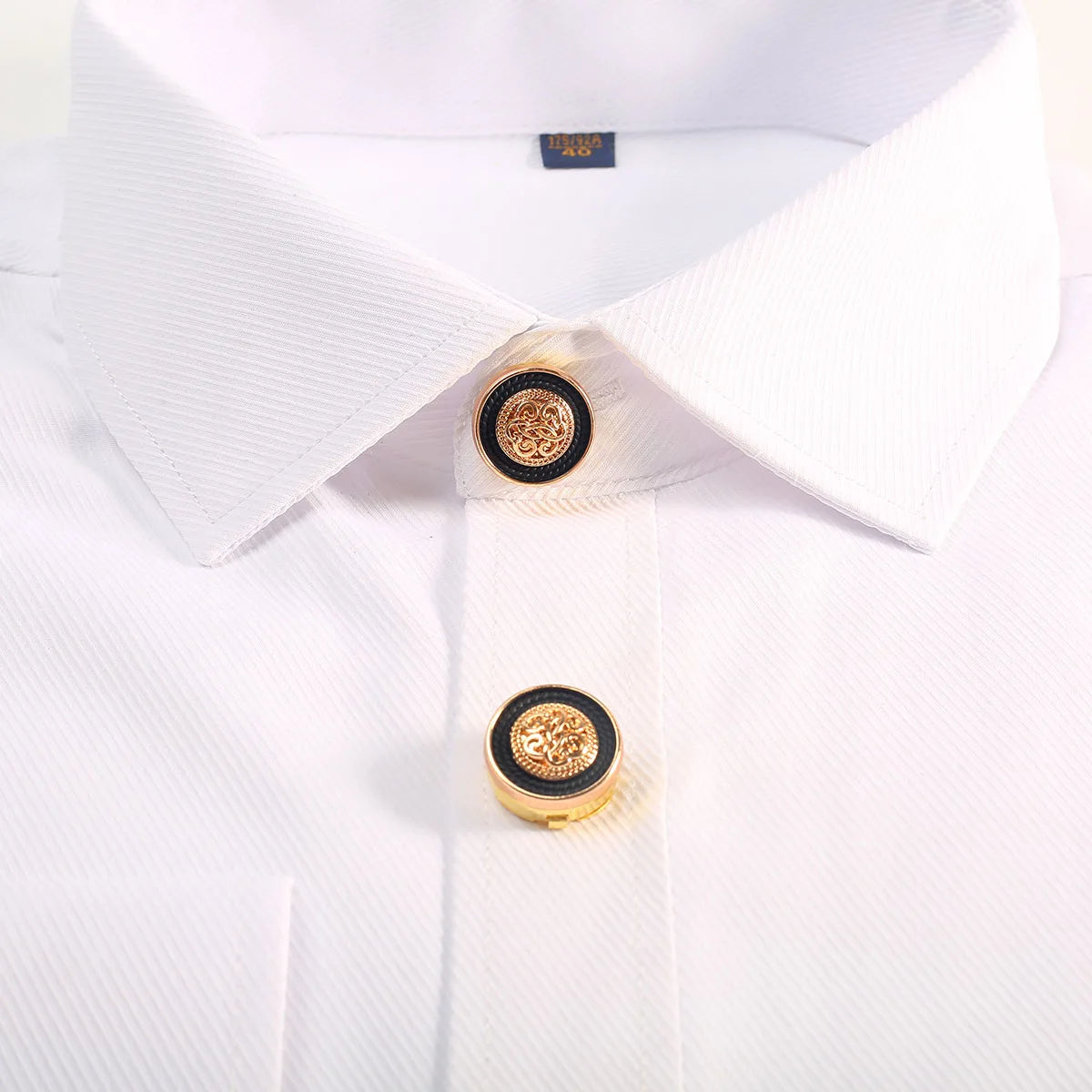 2pcs Button Cufflinks Luxury Metal Button Cover Shirt Button Clip Retro Sleeve Button for Men and Women Dress Button Decoratio