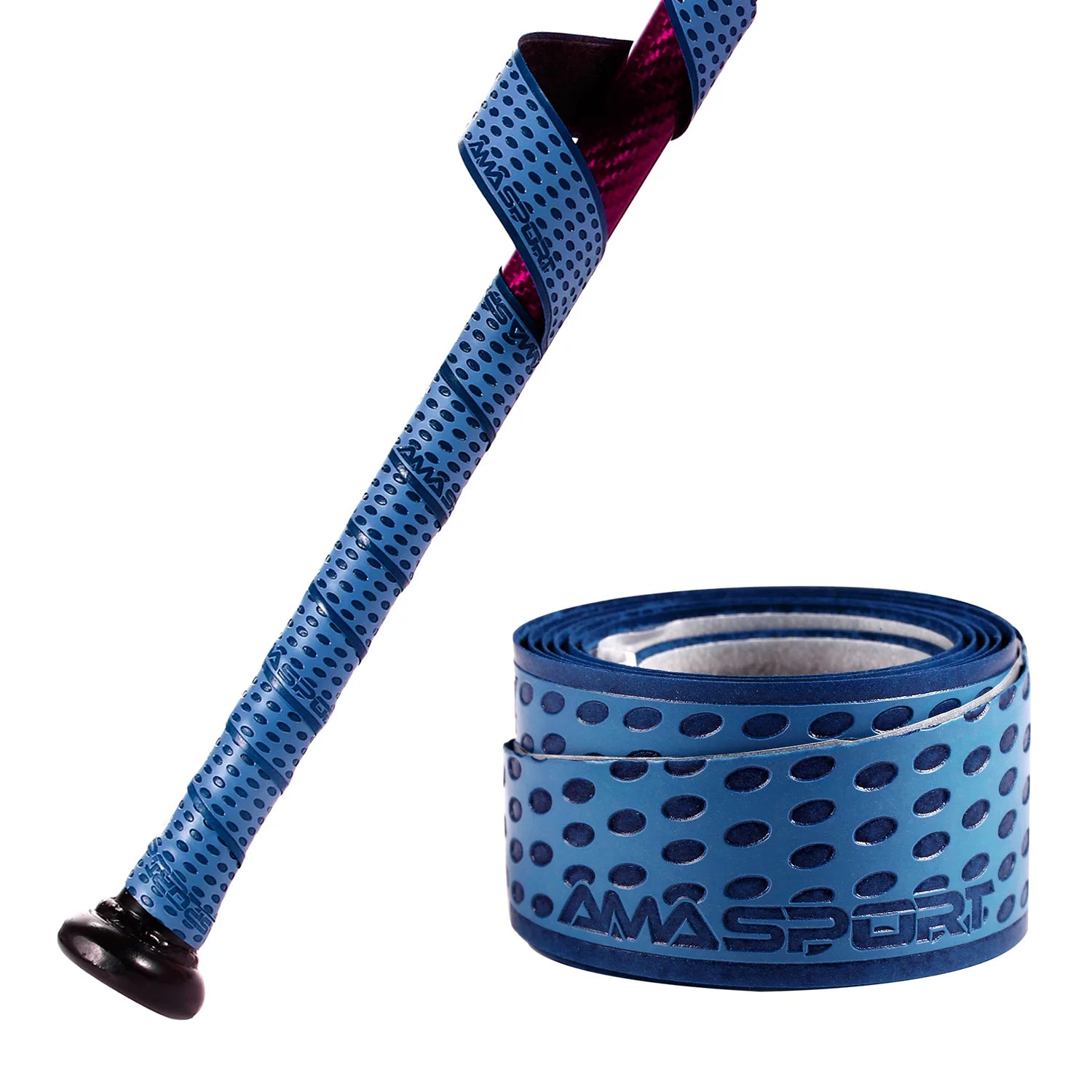 AMASPORT Baseball Bat Grip 1.1mm New Arrivals Embossed Pattern Grips for Baseball Bat Tape for Base Ball Accessories