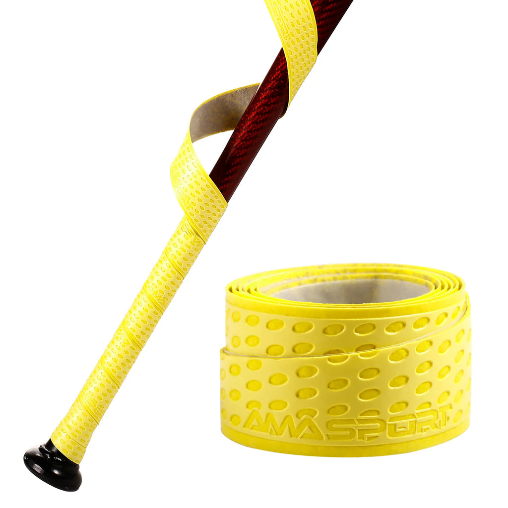 AMASPORT Baseball Bat Grip 1.1mm New Arrivals Embossed Pattern Grips for Baseball Bat Tape for Base Ball Accessories