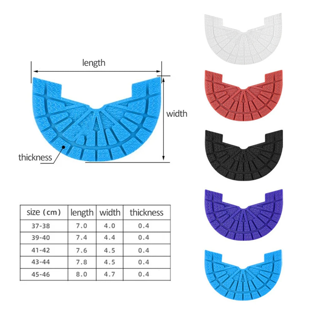 Wear-resistant Sole Protector for Sneakers Heel Outsole Rubber Sole Replacement Adhesive Insoles for Shoes Sole Repair Sticker
