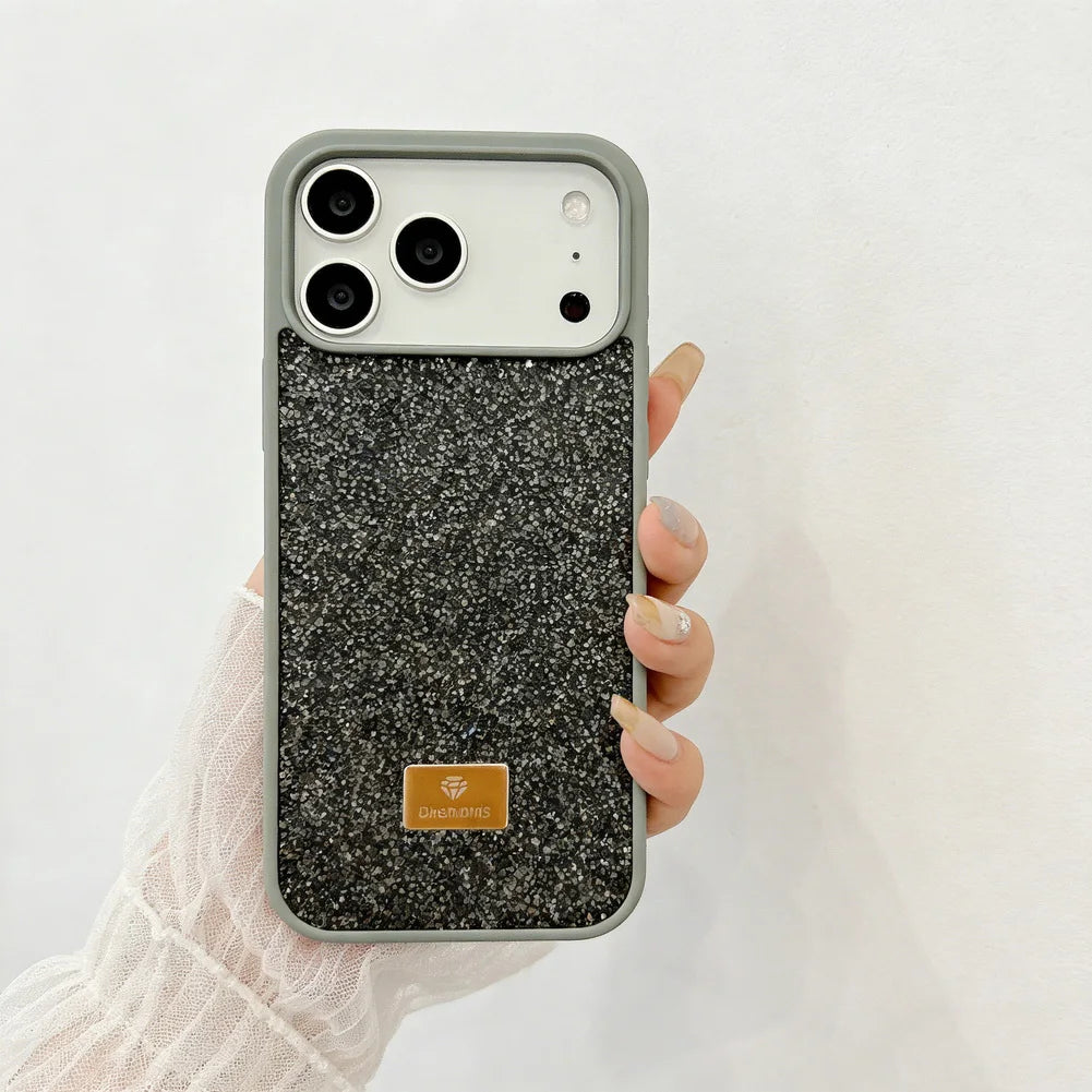 Luxury Bling Diamond Phone Case for iPhone 17 Pro Max 17 Pro Air 16 Pro 15 + 14 13 12 11 Glitter Trendy Style Protect Cover