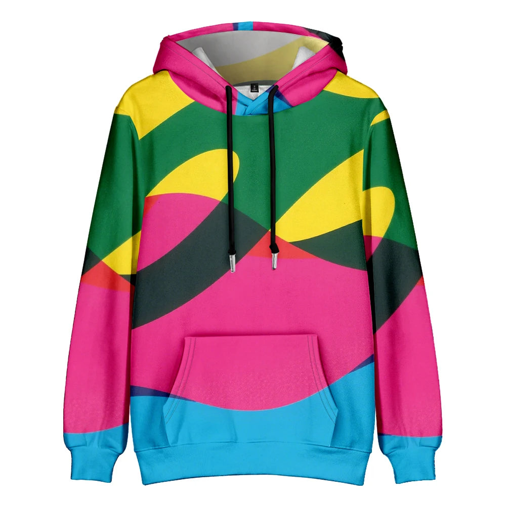 Color Block Matching Hoodies for Couples Long Sleeve Soft Unisex Winter Pullover for Theme Parks, Christmas Photos, Group Events