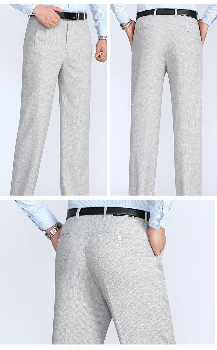 Man pants Men's clothing Pants men pantalones high waist trousers spring summer style britches streetwear casual pants office