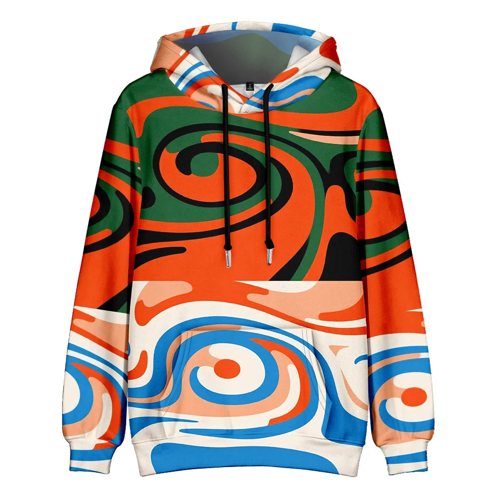 Color Block Matching Hoodies for Couples Long Sleeve Soft Unisex Winter Pullover for Theme Parks, Christmas Photos, Group Events