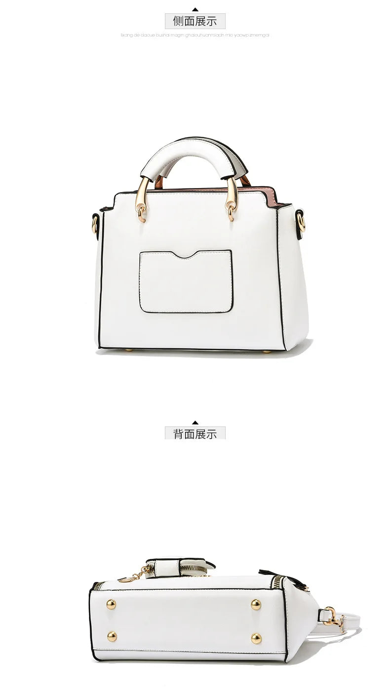 Vento Marea Summer Women Bag Side 2023 New Pu Leather Cute Cat Totes Design Ladies Shoulder Purse & Handbag Sweet White Shoulder