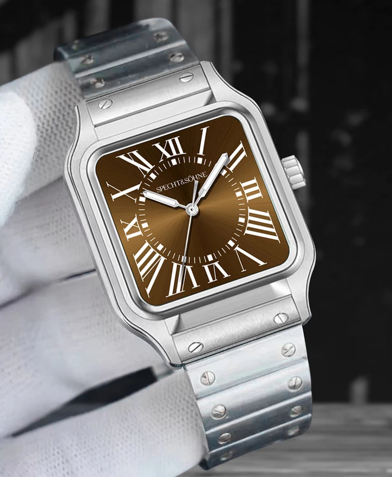 New Arrivals Specht & Söhne Mens Watches Stainless Steel Sapphire Crystal Classic VH31 Quartz Watch Relogio Masculino Waterproof