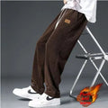 Corduroy Heavyweight Straight Leg Sweatpants Men's Trendy Brand Thick Sports Casual Pants Loose Hanging Work Pants