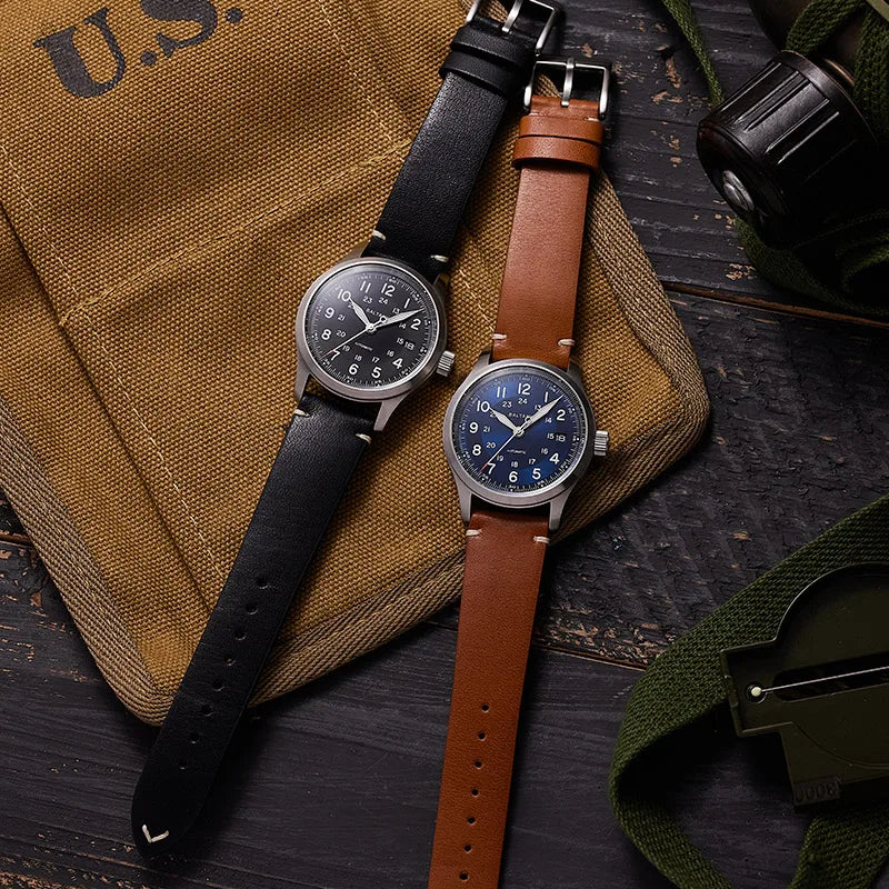 Baltany Military Field Watch S2049 Sapphire Calendar 24H Indicator Luxury Men's NH35 Auto Mechanical Homage Waterproof Watches