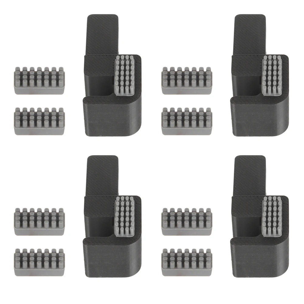 For bambulab P2S Series nozzle silicone wiper Nozzles Brush Hotbed Mounted Scrubbers for Bambu lab Cleaning Tool 3D Printer