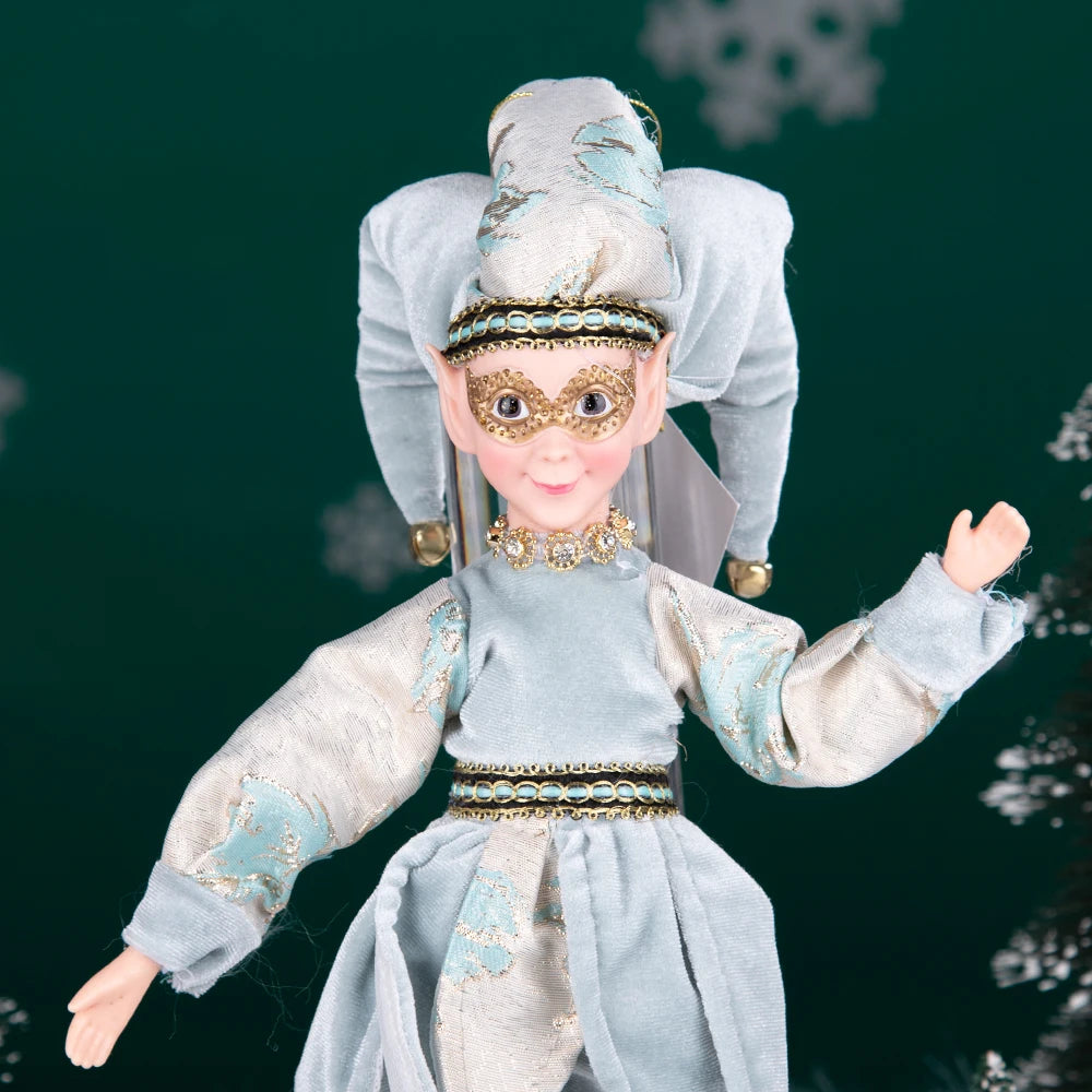 New Arrivals Christmas Decor Handmade New Year Decor Hanging Sitting Elf Plush Doll Christmas Tree Hanging Ornament Xmas Gift