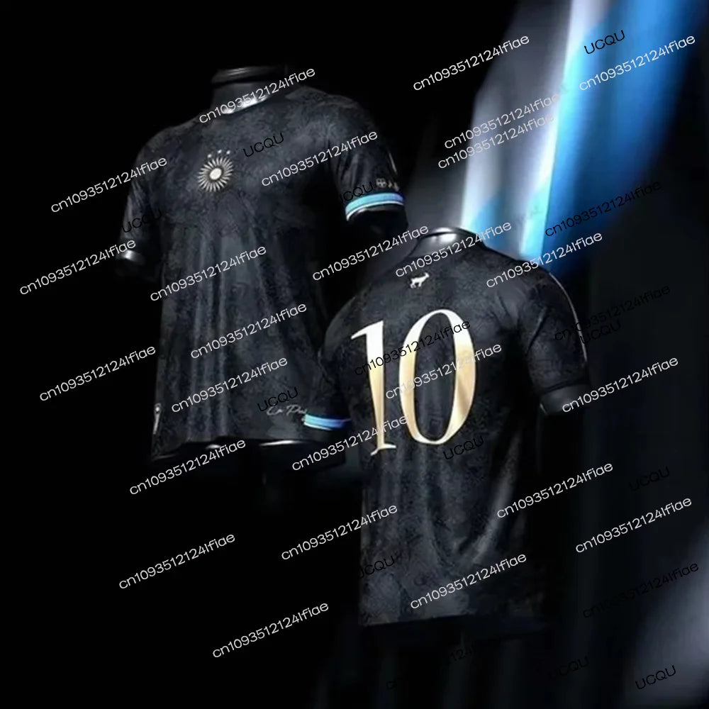2025 New Arrivals Messi No. 10 Commemorative Edition Football Jersey Adult Men's Football Sports T-shirt Football Training Wear