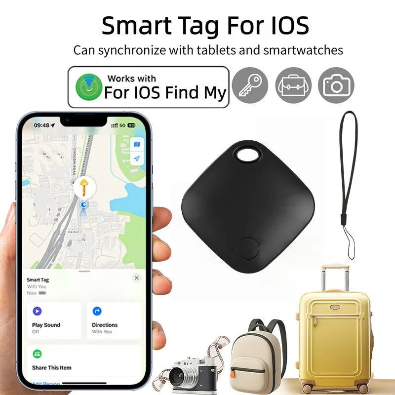 Smart Location Tracker for Apple Find My App Anti-Lost Reminder Smart Tag Beyond Bluetooth Positioning