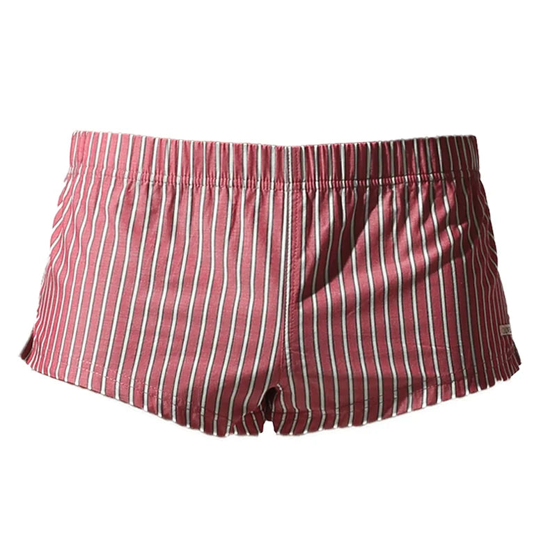 2026 Tauwell Men's Striped Boxer Shorts Soft Breathable Loose Fit Casual Comfortable Underwear S-XXL New Arrivals