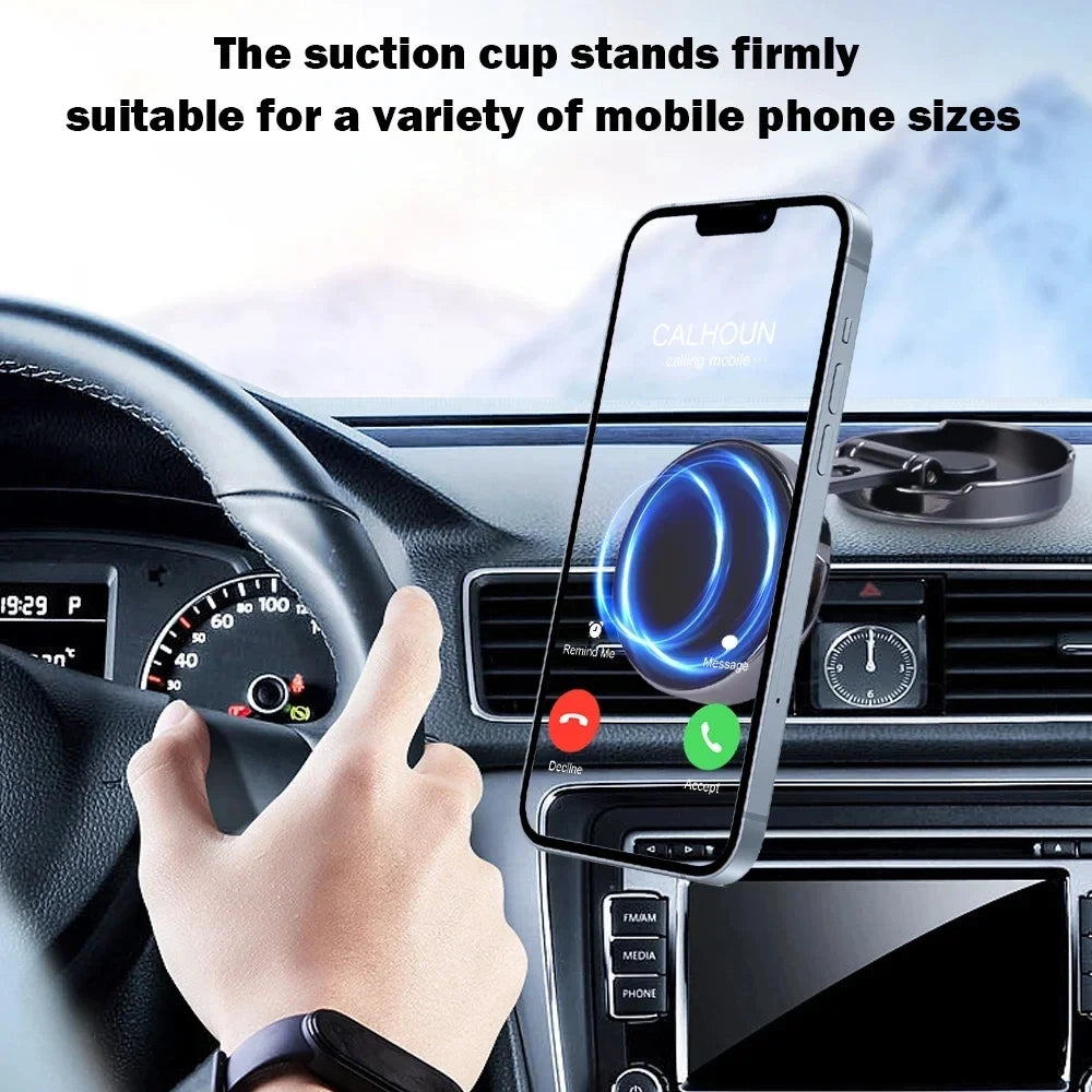 New Strong Magnetic Car Phone Stand Car Holder 720° Foldable Round Bracket Support for Universal Phones Mount Holders In Car